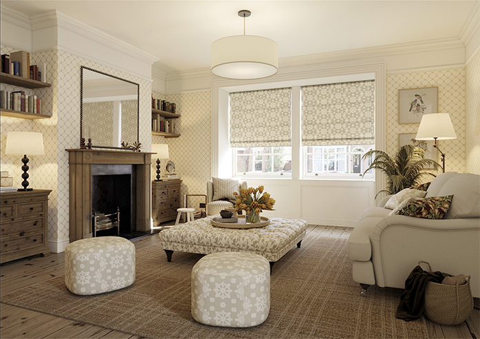 Chancel, Cashmere - Twist&Fit Roman Blind - Image 6